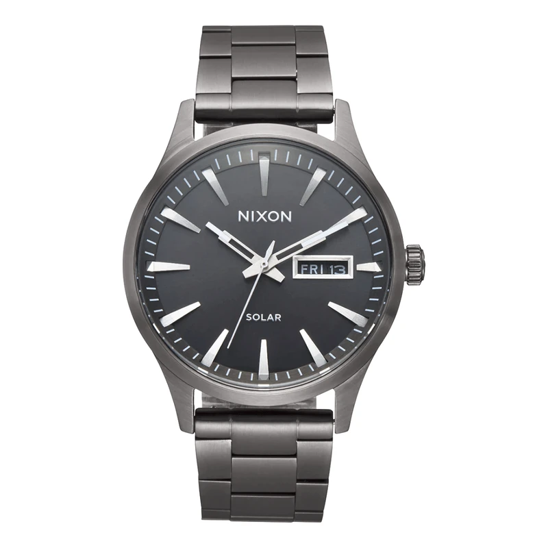 Nixon Sentry Solar Stainless Steel Watch 7 Nixon Sentry Solar Stainless Steel Watch - Image 5