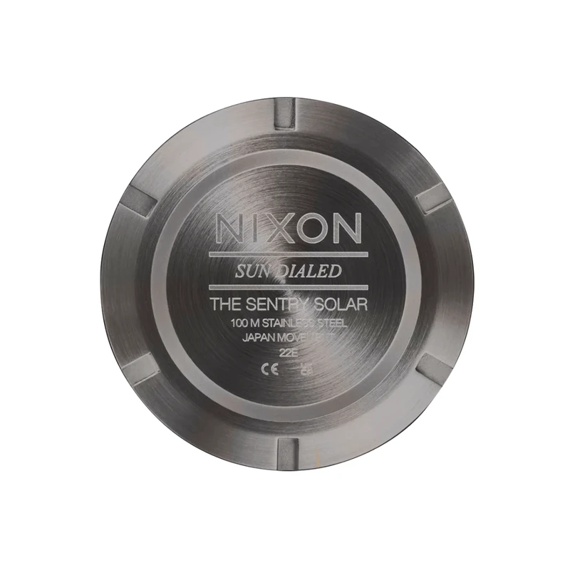 Nixon Sentry Solar Stainless Steel Watch 5 Nixon Sentry Solar Stainless Steel Watch - Image 3