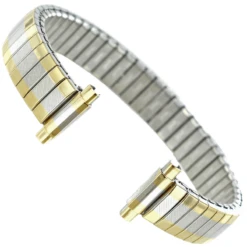 Speidel Stainless Gold Two Tone Twist-O-Flex Watch - Women's