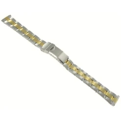 Speidel Straight Adjustable End Wrapped Link Band